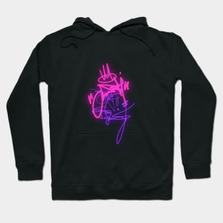 Graffiti Tag / Neon Letter Hoodie